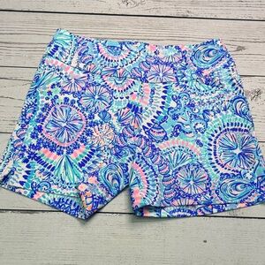 Womens LILLY PULITZER Luxletic Shorts Nakia Style Size 8